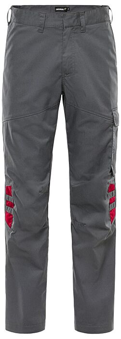 Fristads Broek 2930 GWM Grijs/Rood