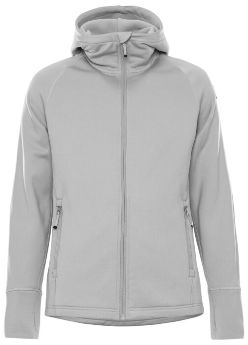 Fristads Cobalt Polartec® power stretch® hoodie dames Lichtgrijs