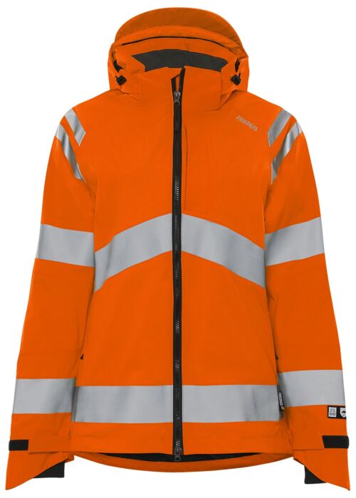 Fristads Hogezichtbaarheids dames shelljack klasse 3 4681 GLPS Hi-Vis Oranje