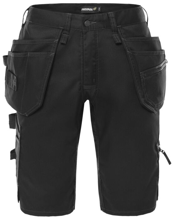 Fristads Korte werkbroek stretch dames 2904 GWM Zwart