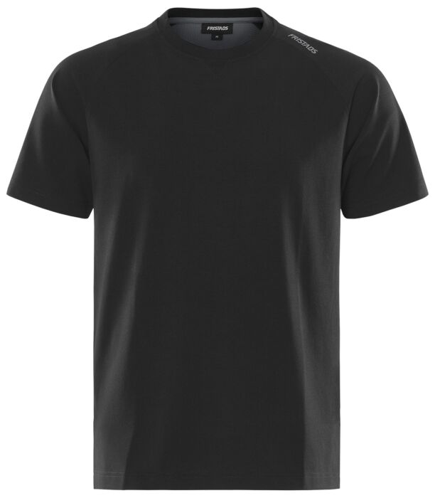 Fristads Heavy stretch T-shirt 7553 GTME Zwart/Grijs