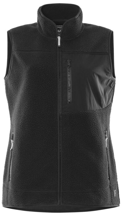Fristads Argon microfleece damesvest Zwart