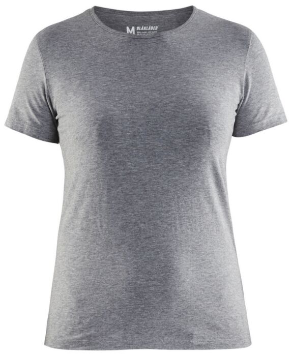 Blåkläder 3304-1059 Dames T-shirt slim fit Grijs mêlee