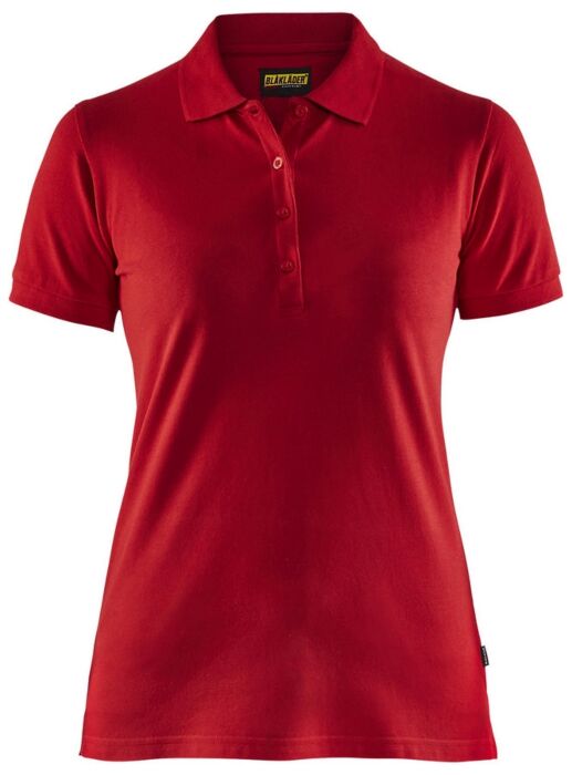 Blåkläder 3307-1035 Dames Piqué Polo Rood