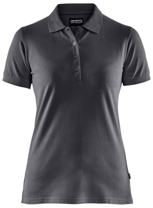 Blåkläder 3307-1035 Dames Poloshirt Piqué Donkergrijs