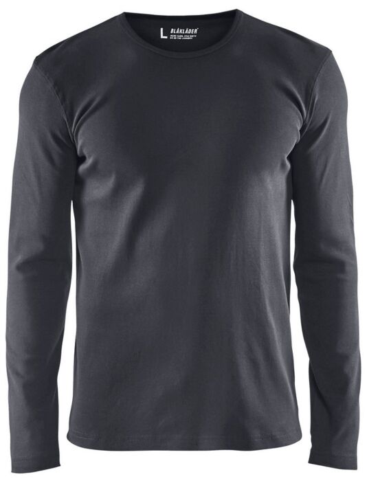 Blåkläder 3314-1032 T-shirt lange mouwen Donkergrijs