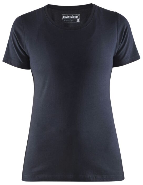 Blåkläder 3334-1042 Dames T-shirt Donker marineblauw