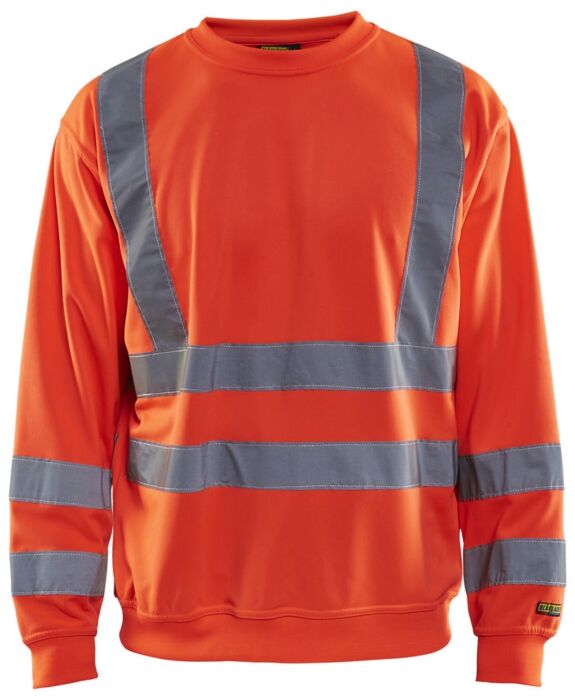 Blåkläder 3341-1974 Sweatshirt High Vis High Vis Rood