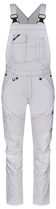 F. Engel 3369 X-treme Stretch Bib Overall White