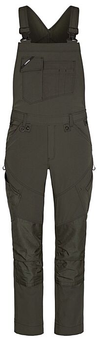 F. Engel 3369 X-treme Stretch Bib Overall Forest Green
