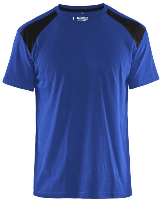 Blåkläder 3379-1042 T-shirt bi-colour Korenblauw/Zwart
