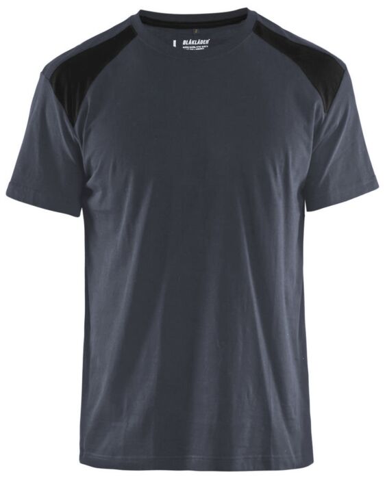 Blåkläder 3379-1042 T-shirt bi-colour Donkergrijs/Zwart