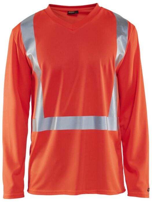 Blåkläder 3383-1011 UV-T-shirt lange mouwen High Vis High Vis Rood
