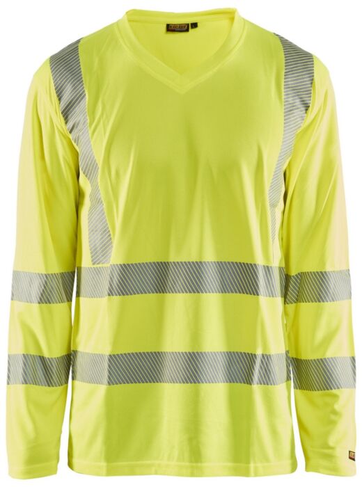 Blåkläder 3385-1013 UV-T-shirt lange mouwen High Vis High Vis Geel