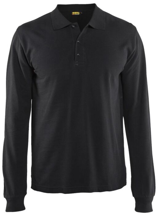 Blåkläder 3388-1050 Poloshirt lange mouwen Zwart