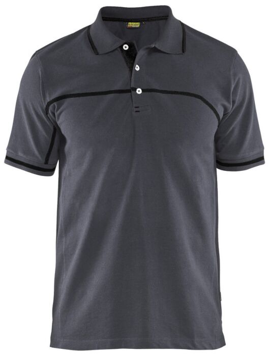 Blåkläder 3389-1050 Poloshirt Grijs/Zwart