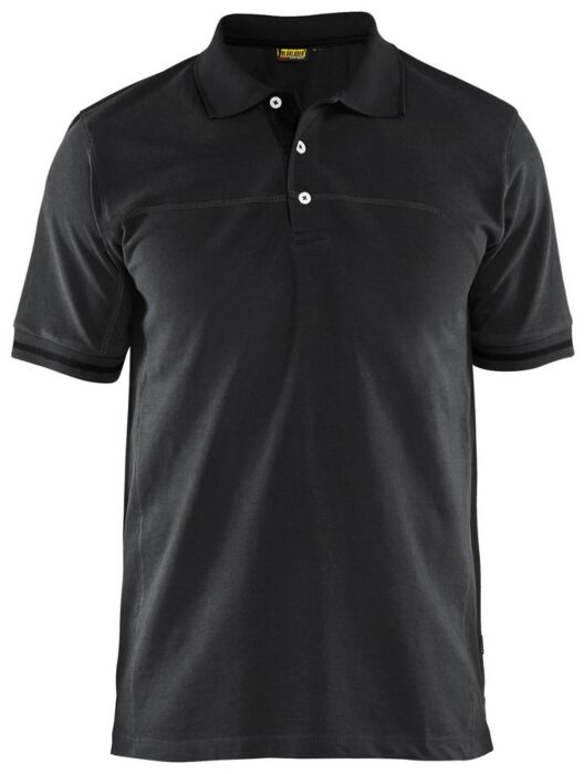 Blåkläder 3389-1050 Poloshirt Zwart/Donkergrijs