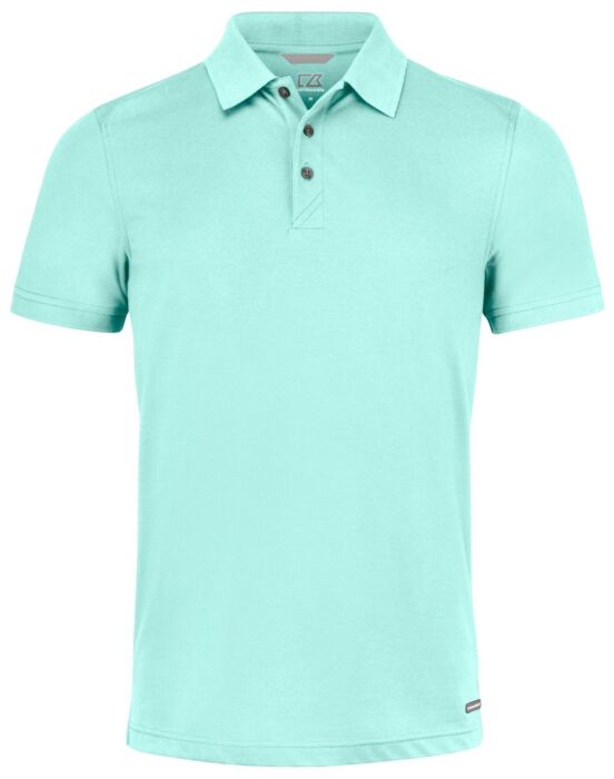 Cutter & Buck Advantage Polo Heren Licht Turquoise