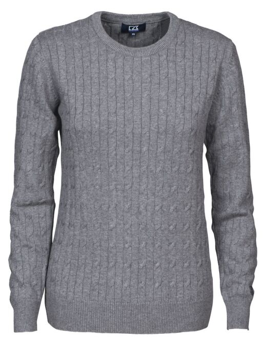 Cutter & Buck Blakely Knitted Sweater Dames Grijs
