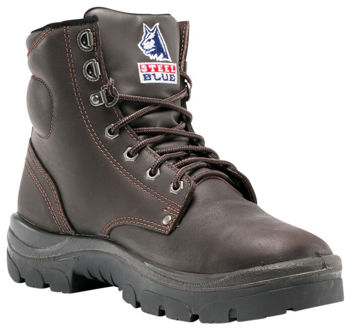 Steel Blue Hoge Schoen Argyle S3 392102 Claret