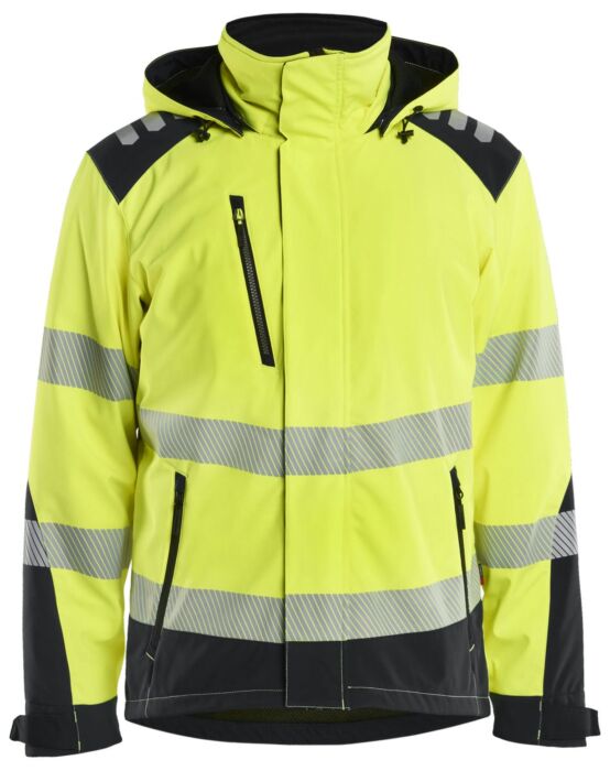 Blåkläder 4400-2513 Softshell Winterjas High Vis High Vis Geel/Zwart