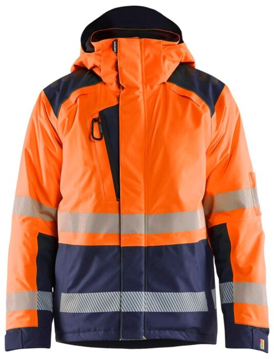 Blåkläder 4455-1987 Winterjas High Vis High Vis Oranje/Marineblauw