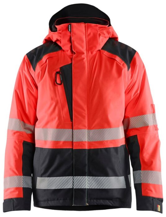 Blåkläder 4455-1987 Winterjas High Vis High Vis Rood/Zwart