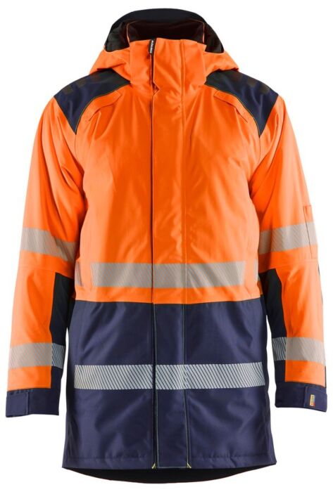Blåkläder 4457-1987 Winterparka High Vis High Vis Oranje/Marineblauw