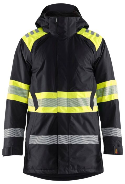 Blåkläder 4485-1977 Winterparka High Vis Zwart/High Vis Geel