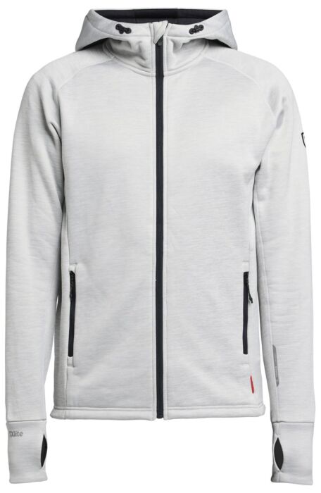 Tenson Txlite Hoodie Zip Men Heren Lichtgrijs