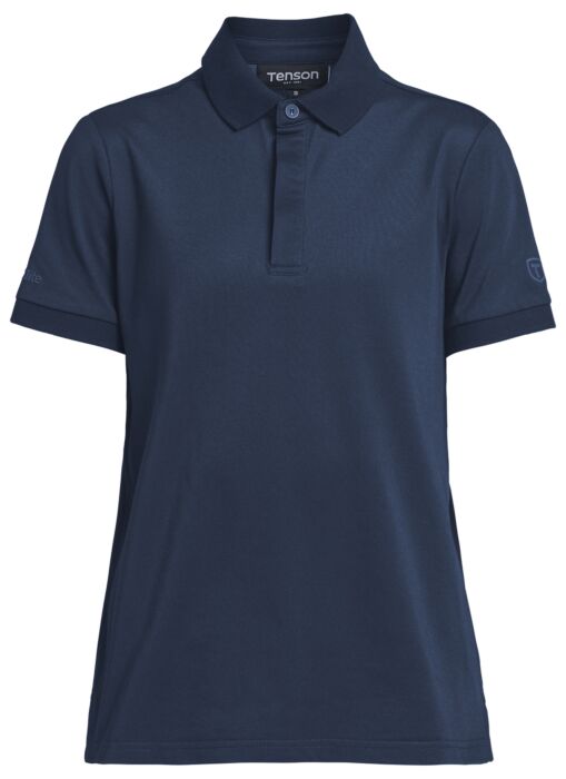 Tenson Txlite Tri-Blend Polo Women Dames Donkerblauw