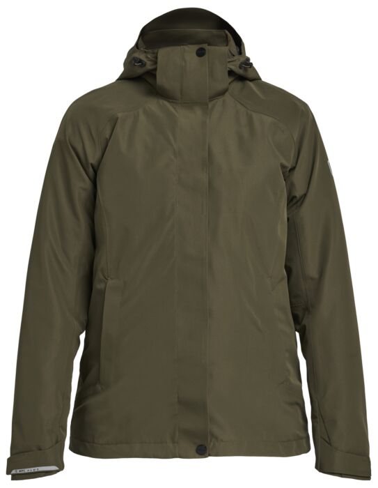 Tenson Westing Rain Jacket Women Dames Olijfgroen