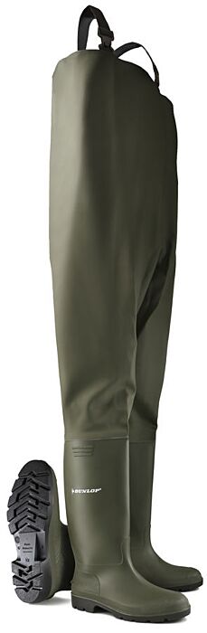 Dunlop Pricemastor Chest Wader waadbroek groen (388VP)