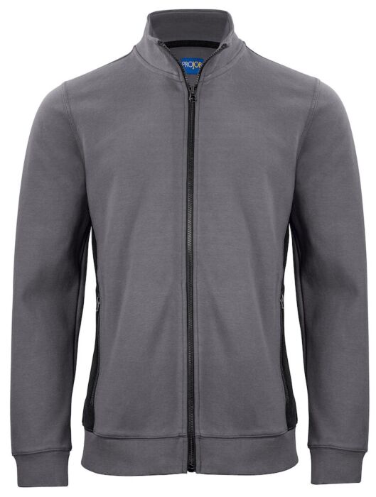 Projob 2129 Sweater Met Ritssluiting Heren Grijs