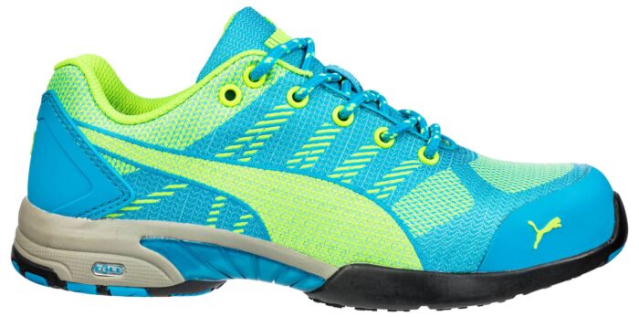 Puma Celerity Knit Blue Low S1p 642900 Blauw/Groen