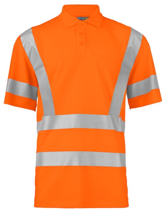 Projob 6040 Signalisatiepolo En Iso 20471 Klasse 3 Heren Oranje