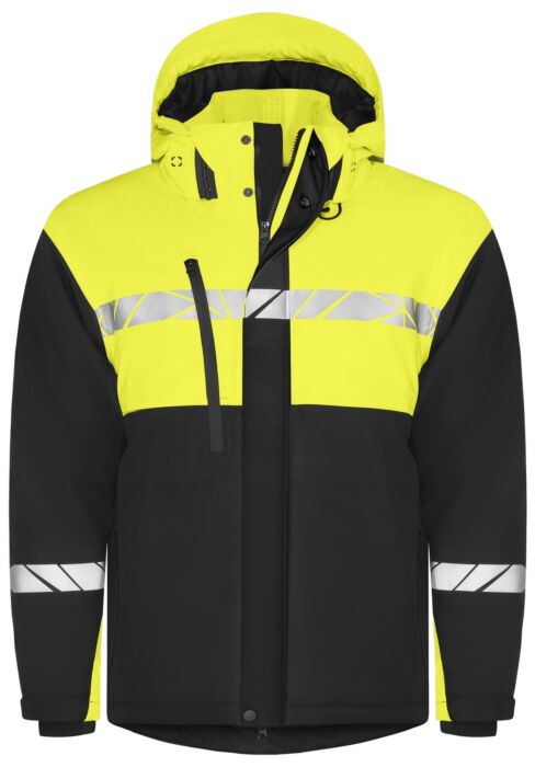 Projob 7400 Softshell Heren Zwart/Geel