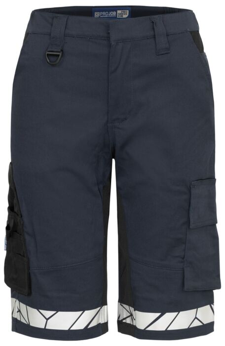 Projob 7514 Stretchshort Dames Zwart/Zwart