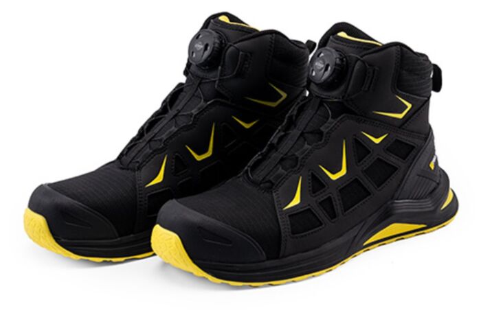 Projob 9517 Oryx Hoge Schoen S3S Zwart/Geel