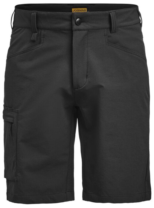 Jobman 2719 Women'S Service Shorts Stretch Dames Zwart