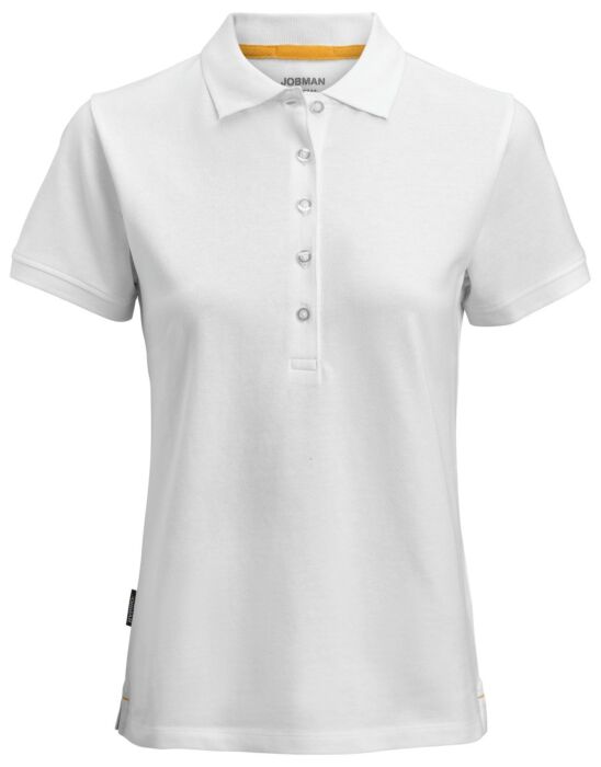 Jobman 5567 Women'S Poloshirt Dames Wit