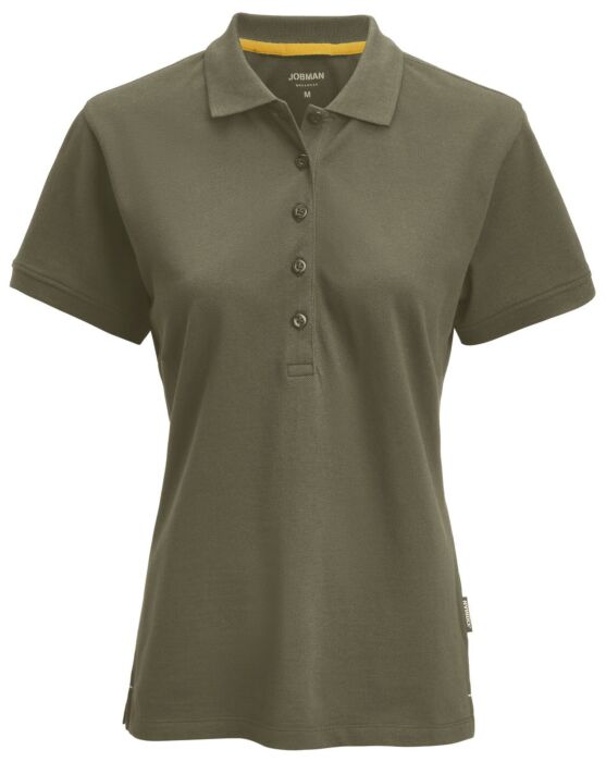 Jobman 5567 Women'S Poloshirt Dames Olijfgroen