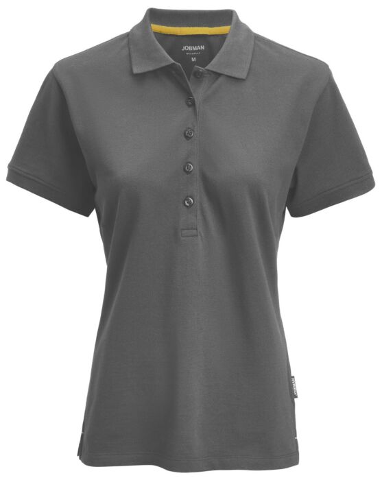 Jobman 5567 Women'S Poloshirt Dames Donkergrijs
