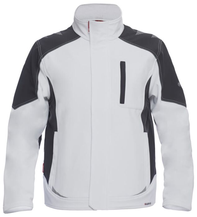 F. Engel 8810-229 Softshelljack Wit/Antraciet