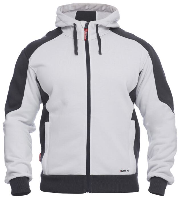 F. Engel 8820-233 Hoody Sweater Wit/Antraciet