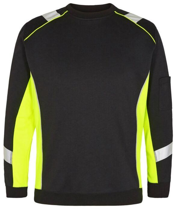 F. Engel 8871 Cargo Sweatshirt Black/Yellow