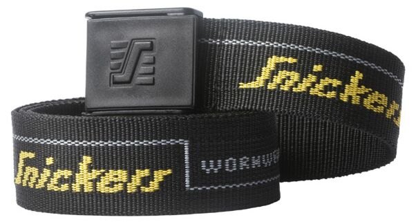 Snickers 9033 Snickers Workwear Logo Riem Zwart