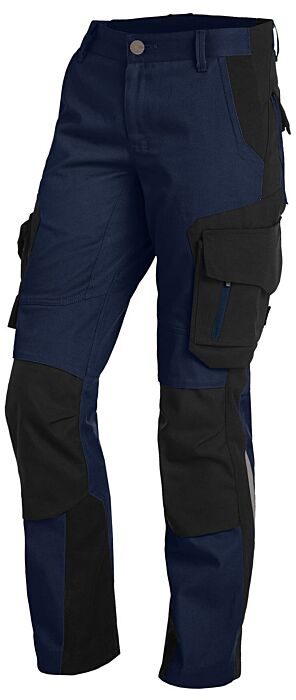 FHB Alma Werkbroek dames Marineblauw-Zwart