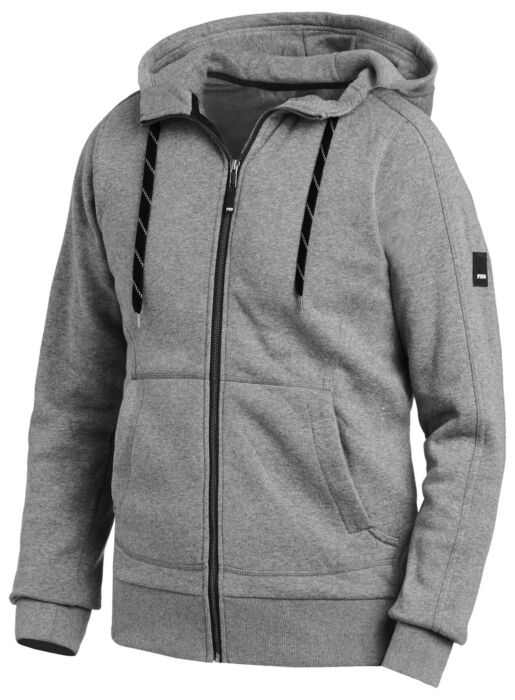 FHB Benno Sweatjack met capuchon Grijs
