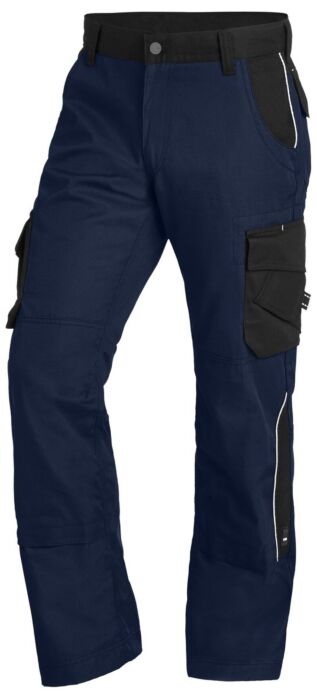 FHB Bruno Werkbroek Twill Marineblauw-Zwart